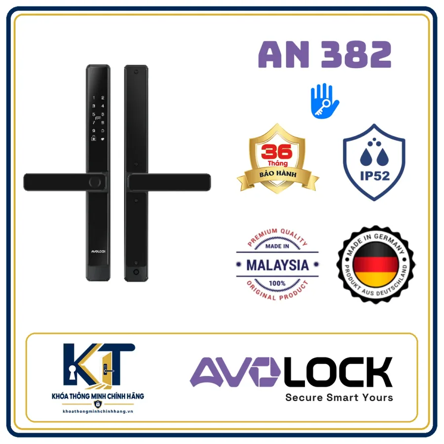 Khóa cửa nhôm Avo Lock AN-382
