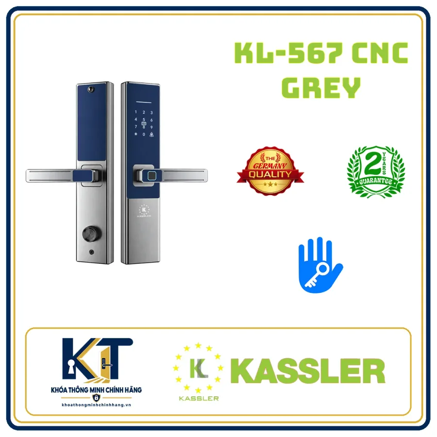 Khóa cửa gỗ Kassler KL-567-CNC