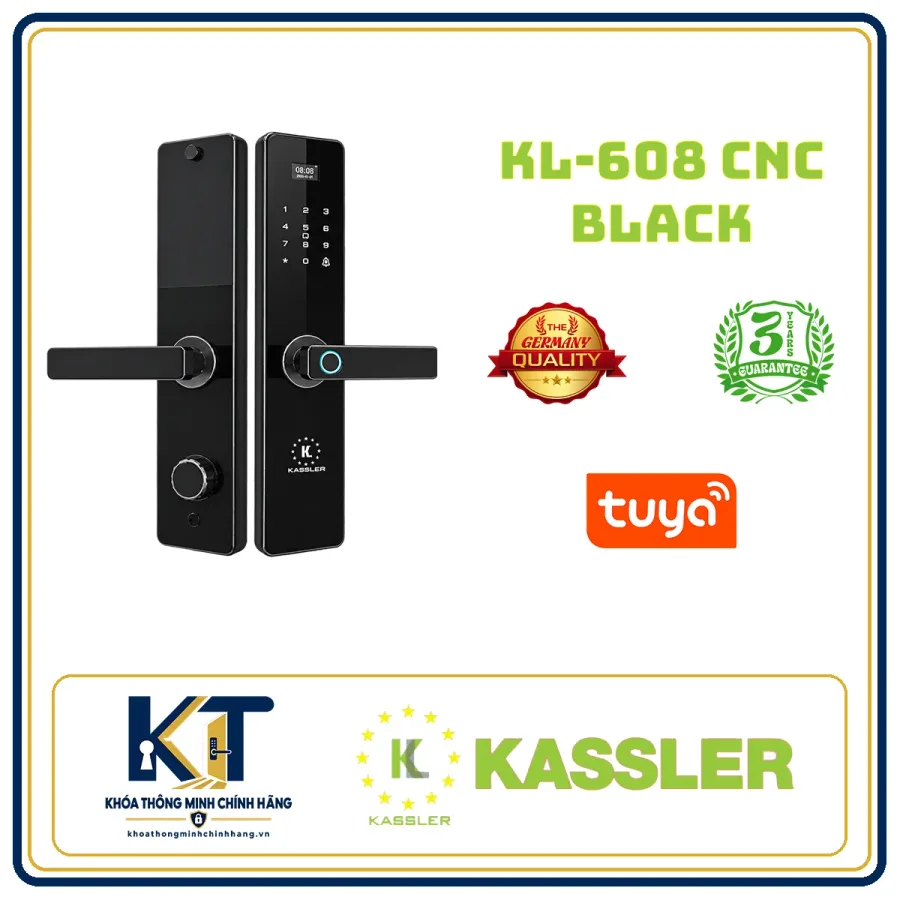Khóa cửa gỗ Kassler KL-608-CNC