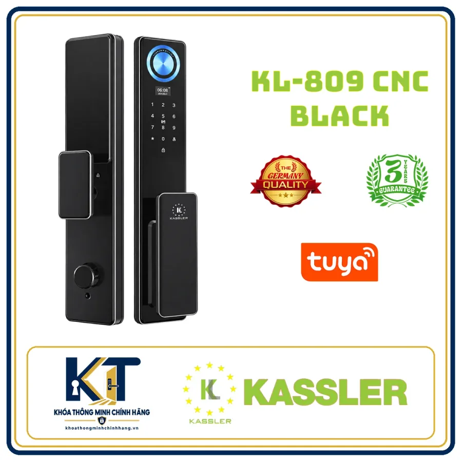 Khóa cửa gỗ Kassler KL-809-CNC