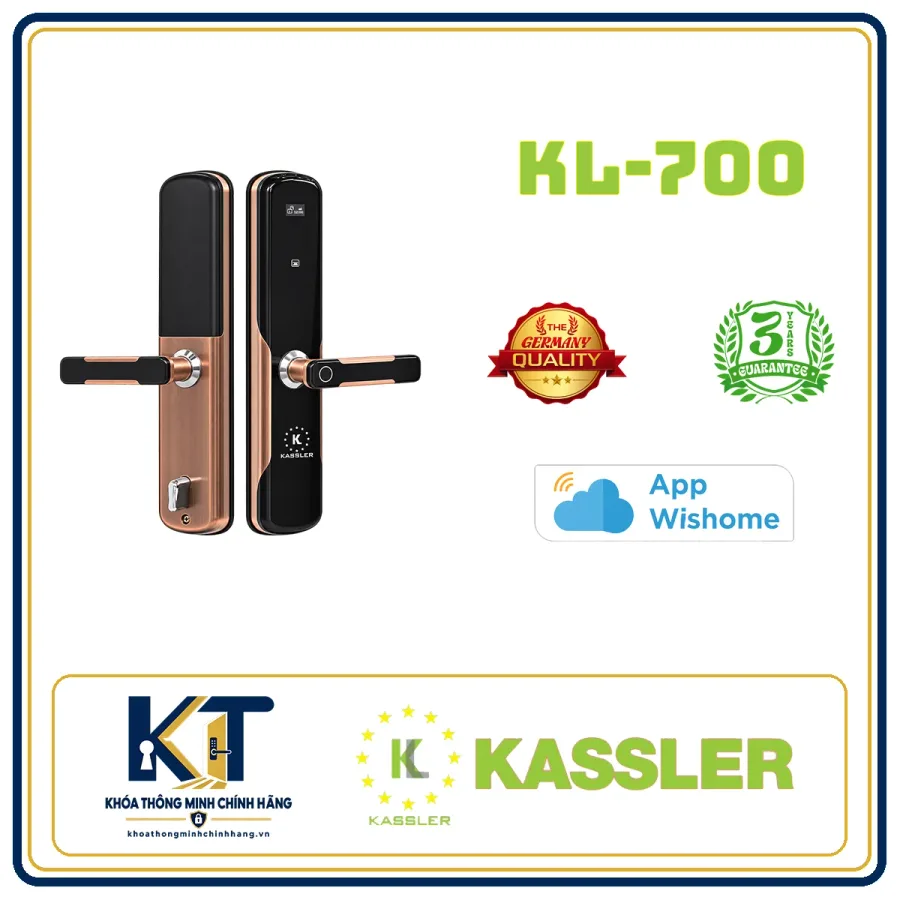 Khóa cửa gỗ Kassler KL-700