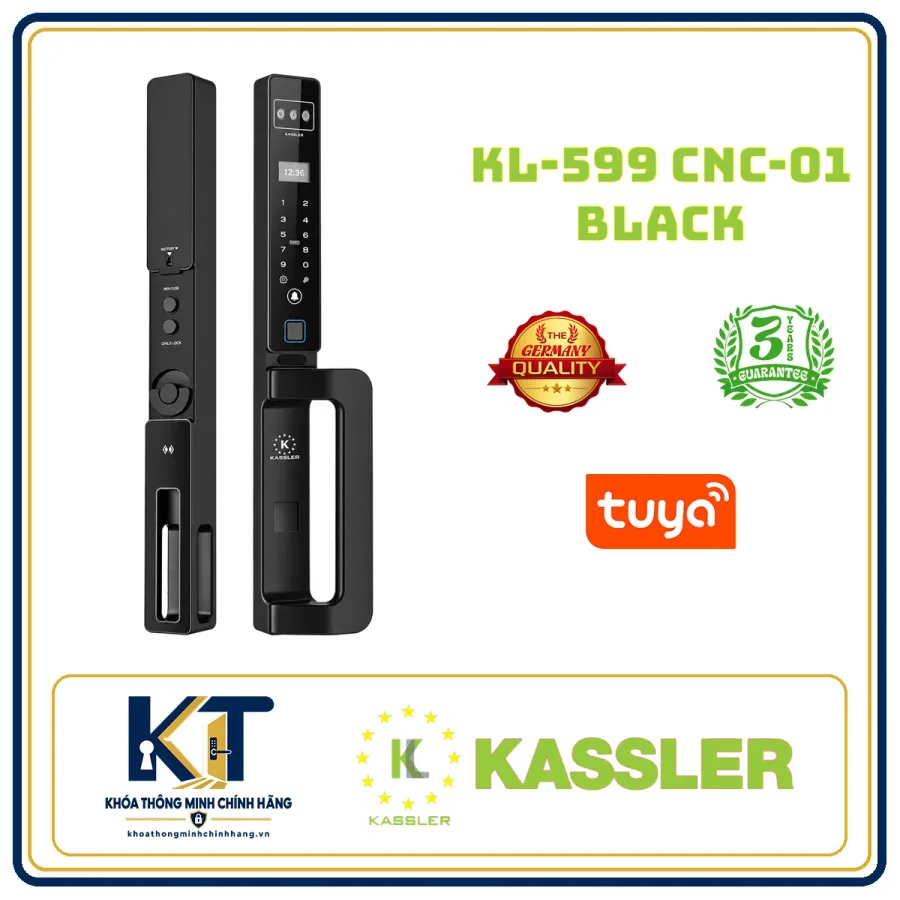 Khóa cửa nhôm Kassler KL-599-CNC-01