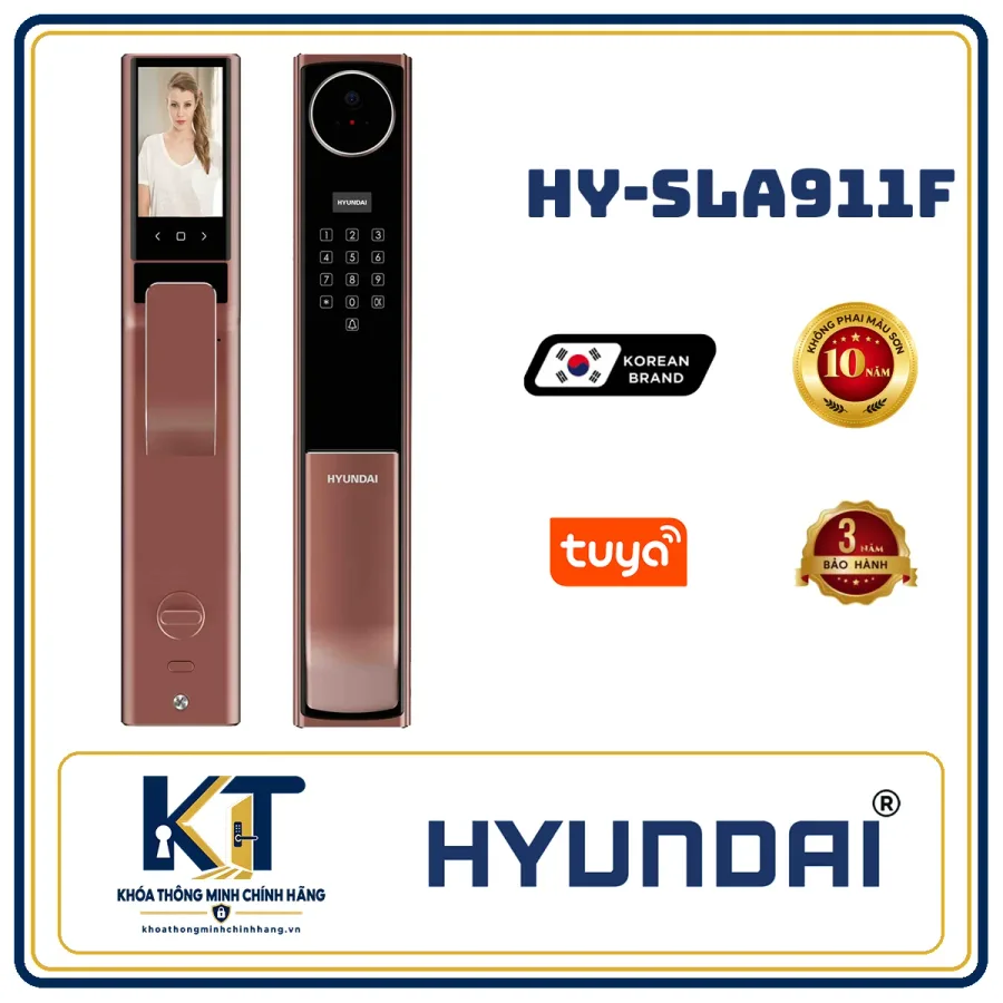 Khóa cửa gỗ cao cấp Hyundai HY-SLA911F