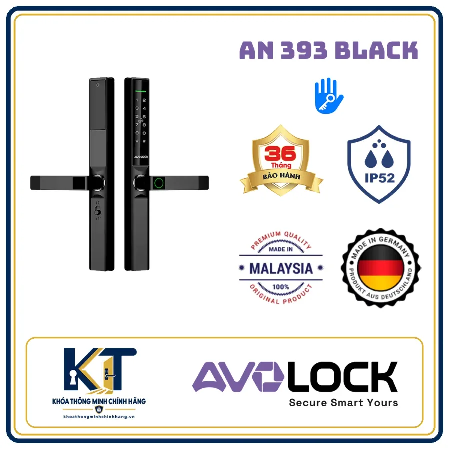 Khóa cửa nhôm Avo Lock AN-393