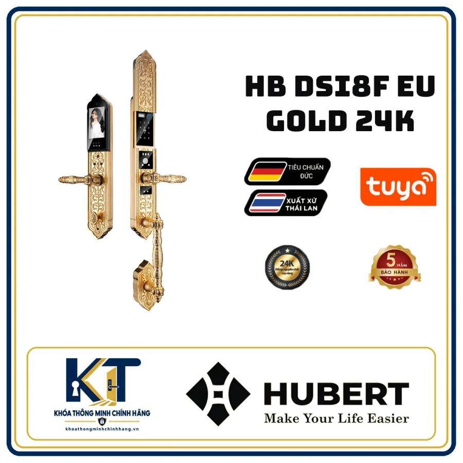 Khóa đại sảnh chuẩn EU Hubert HB-DSI8F-EU