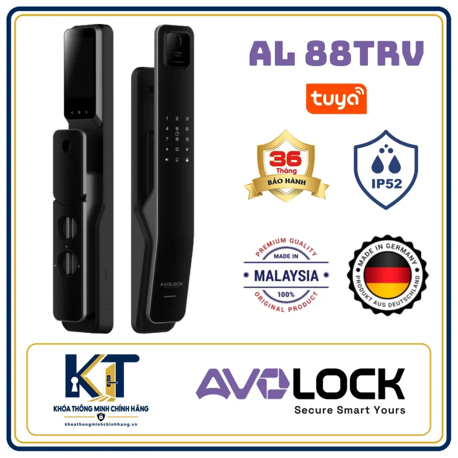Khóa cửa gỗ tự động Avo Lock AL-88TRV