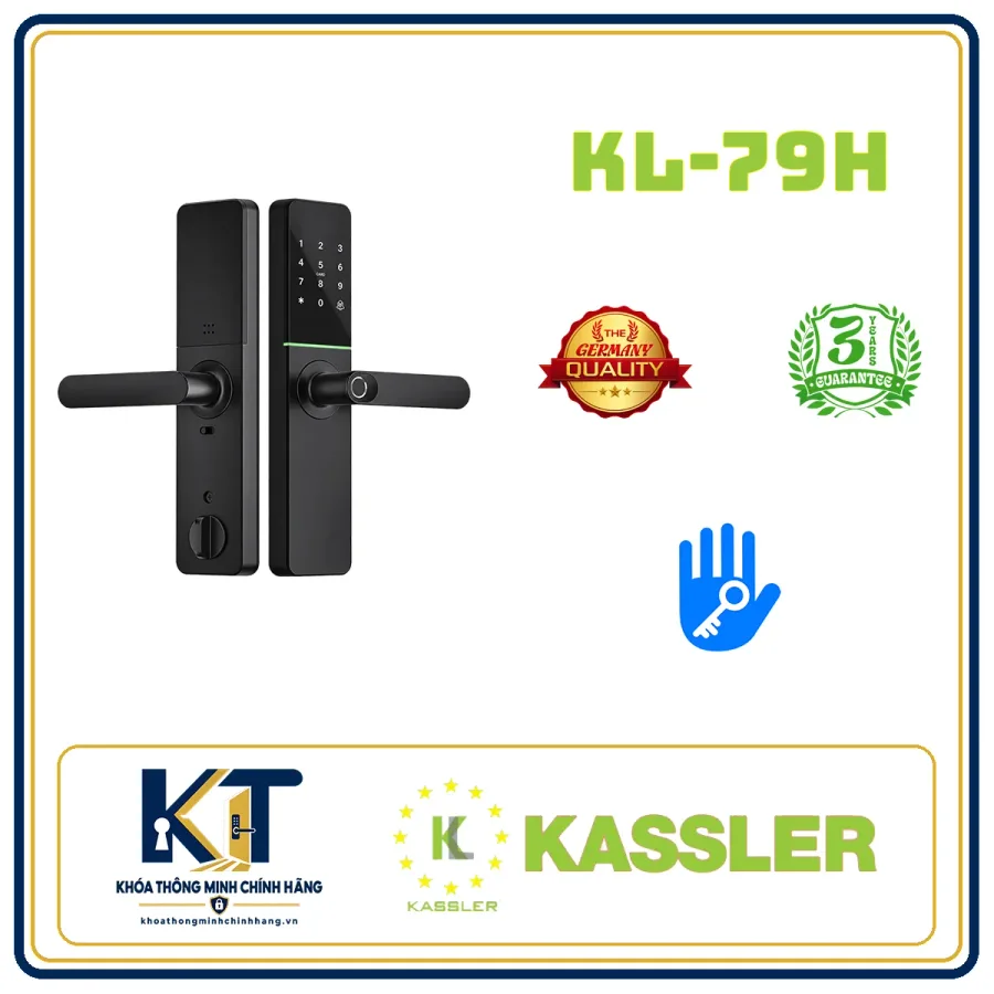 Khóa cửa gỗ Kassler KL-79H