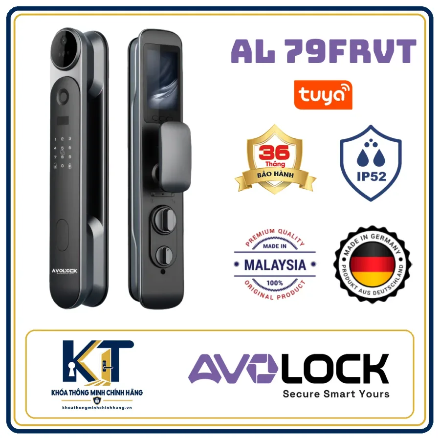 Khóa cửa gỗ tự động Avo Lock AL-79FRVT