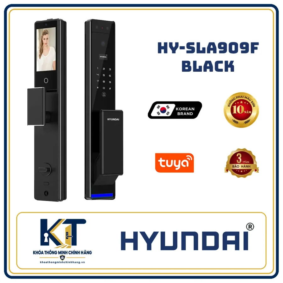Khóa cửa gỗ cao cấp Hyundai HY-SLA909F