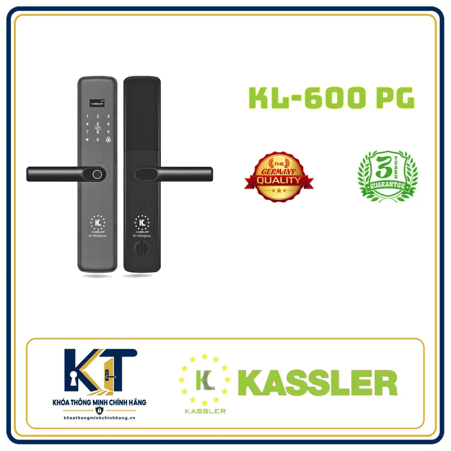 Khóa cửa gỗ Kassler KL-600-PG