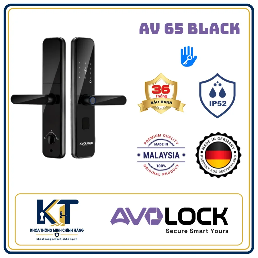 Khóa cửa gỗ tay gạt Avo Lock AV-65