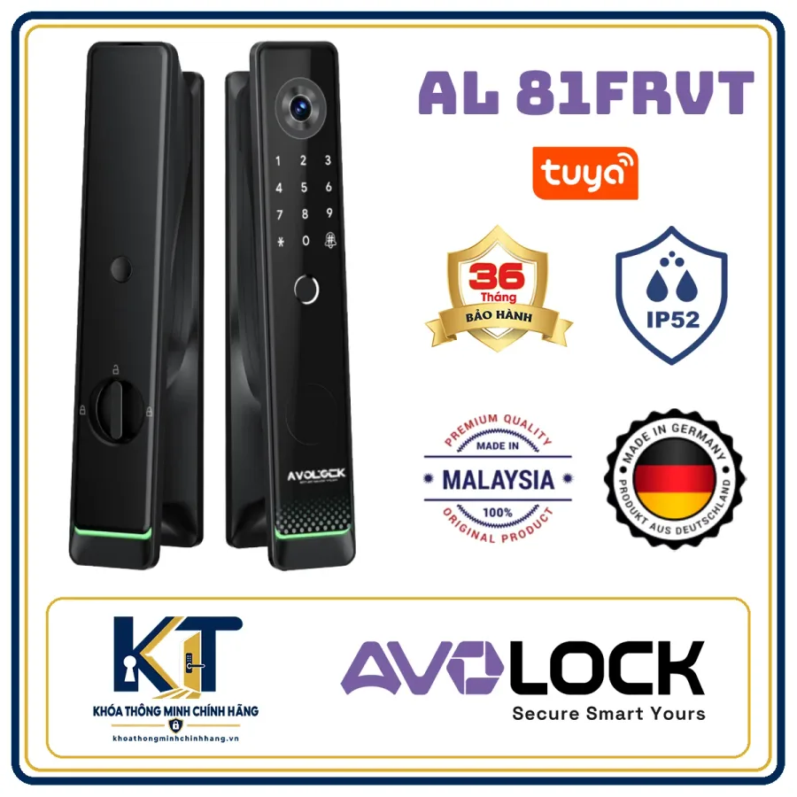 Khóa cửa gỗ tự động Avo Lock AL-81FRVT