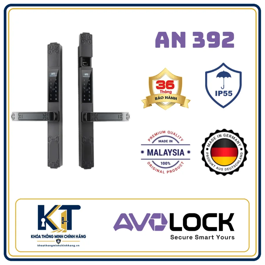 Khóa cửa nhôm Avo Lock AN-392