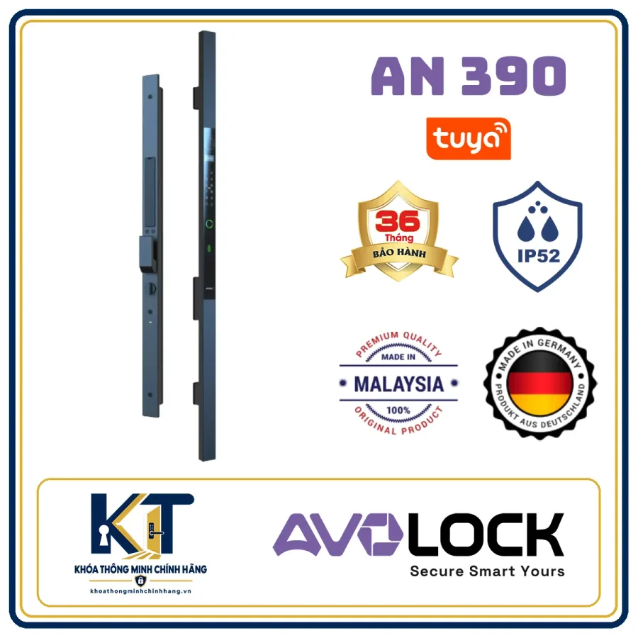 Khóa cửa nhôm Avo Lock AN-390
