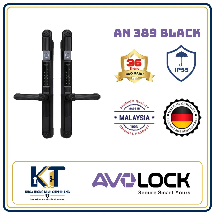 Khóa cửa nhôm Avo Lock AN-389