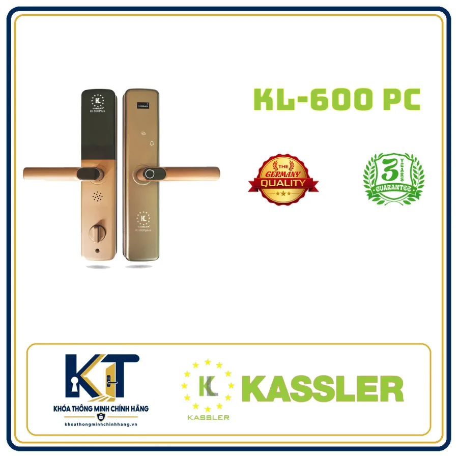 Khóa cửa gỗ Kassler KL-600-PC