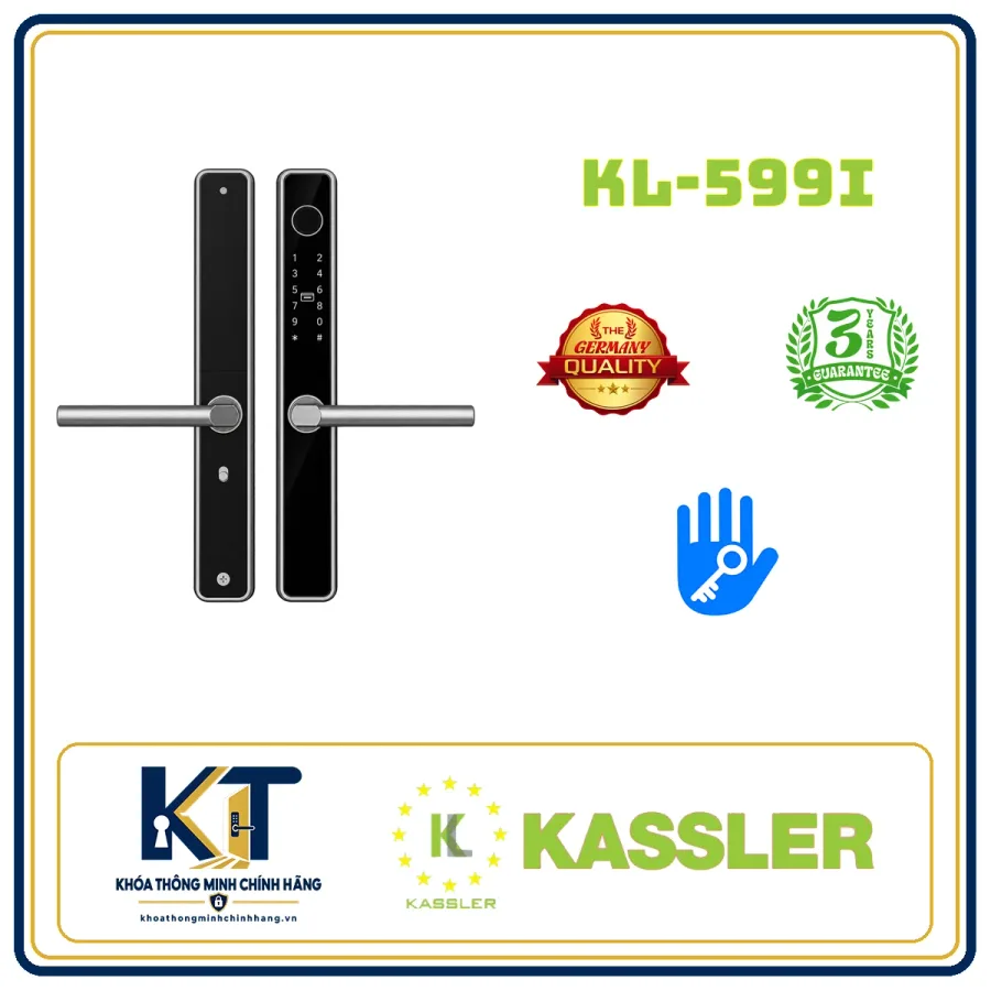 Khóa cửa nhôm Kassler KL-599I