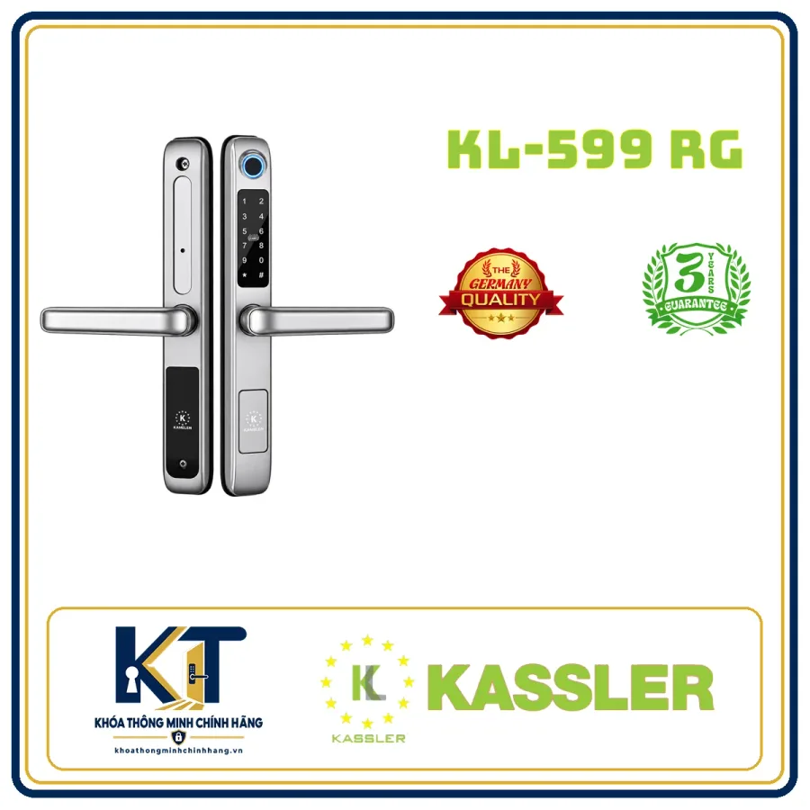 Khóa cửa nhôm Kassler KL-599-RG