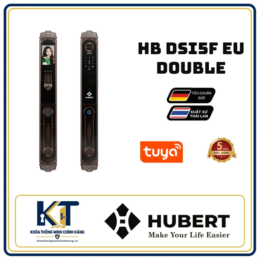 Khóa đại sảnh chuẩn EU Hubert HB-DSI5F-EU-DOUBLE