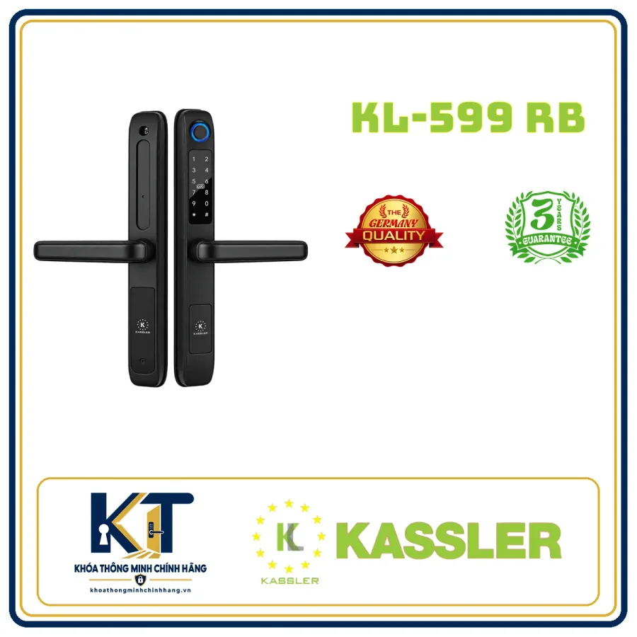 Khóa cửa nhôm Kassler KL-599-RB