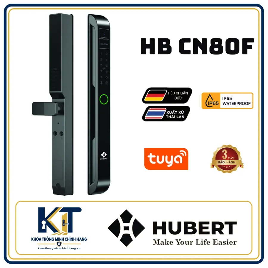 Khóa cửa nhôm cao cấp Hubert HB-CN8OF