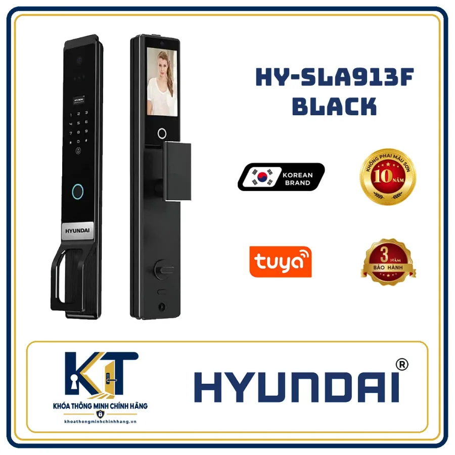 Khóa cửa gỗ cao cấp Hyundai HY-SLA913F