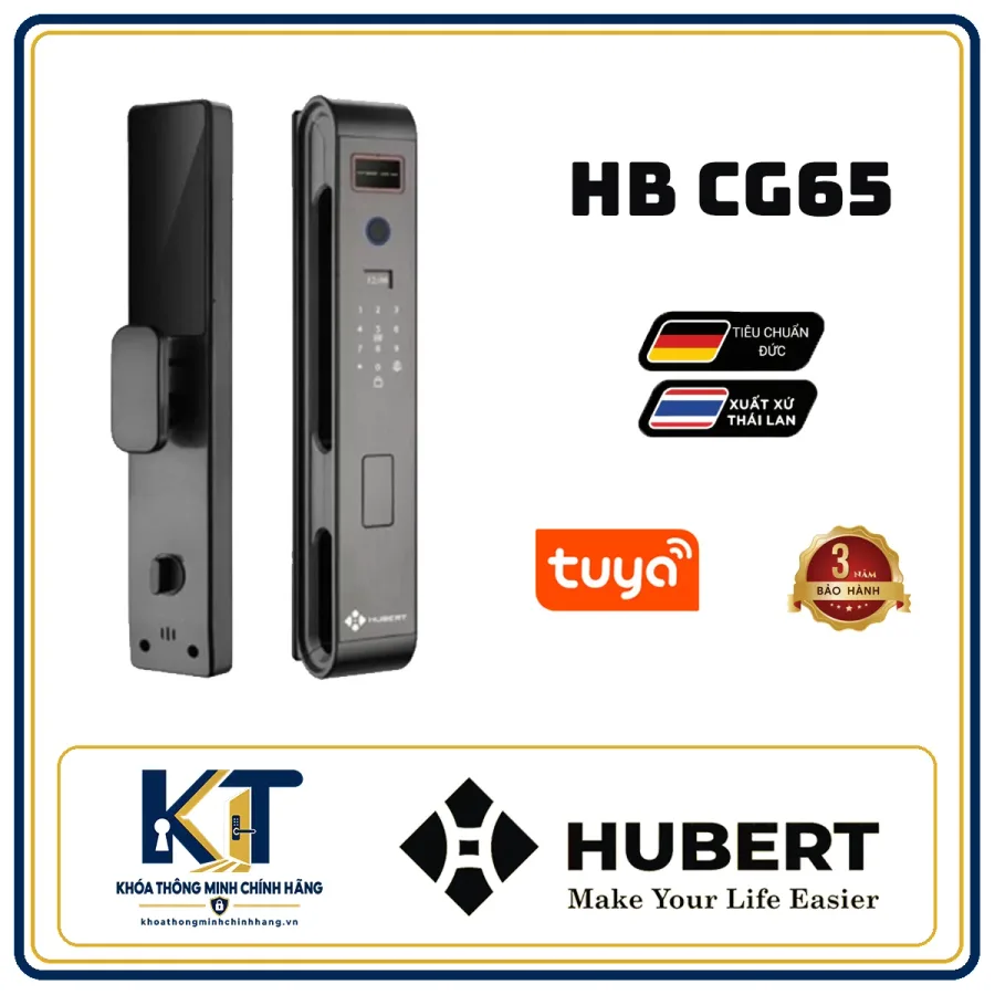 Khóa cửa gỗ cao cấp Hubert HB-CG65