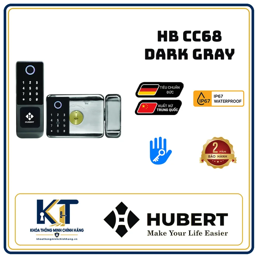 Khóa cửa cổng Hubert HB-CC68