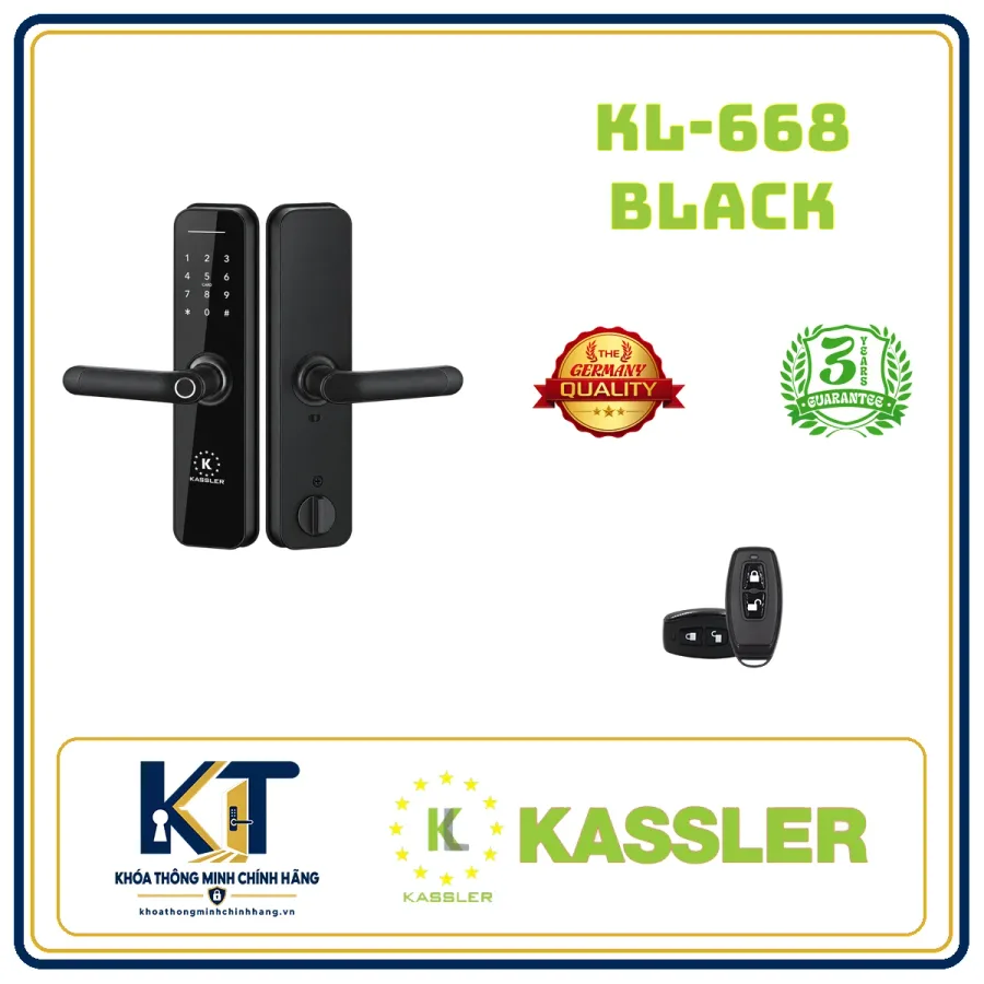 Khóa cửa gỗ Kassler KL-668